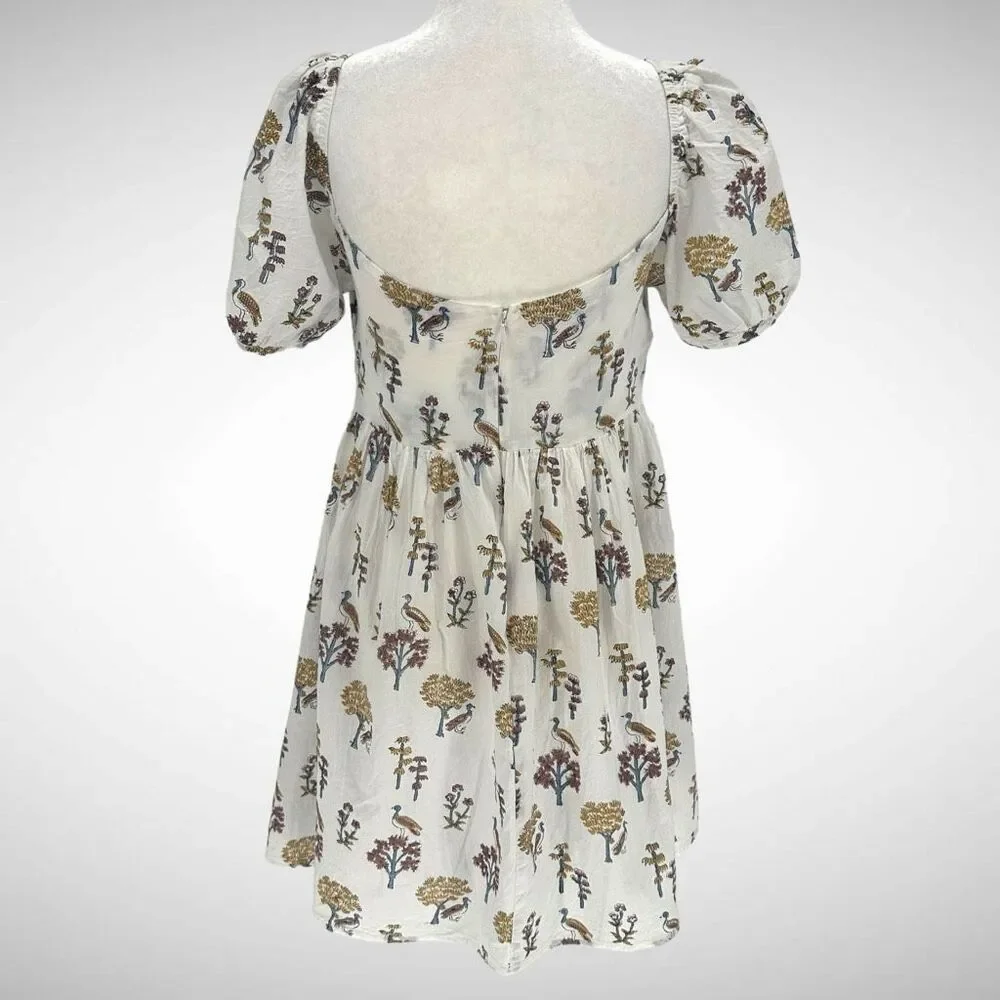 Ciao Lucia Diana Meadow Block Floral Print Mini Dress Size Small Cottage Boho - Picture 5 of 10